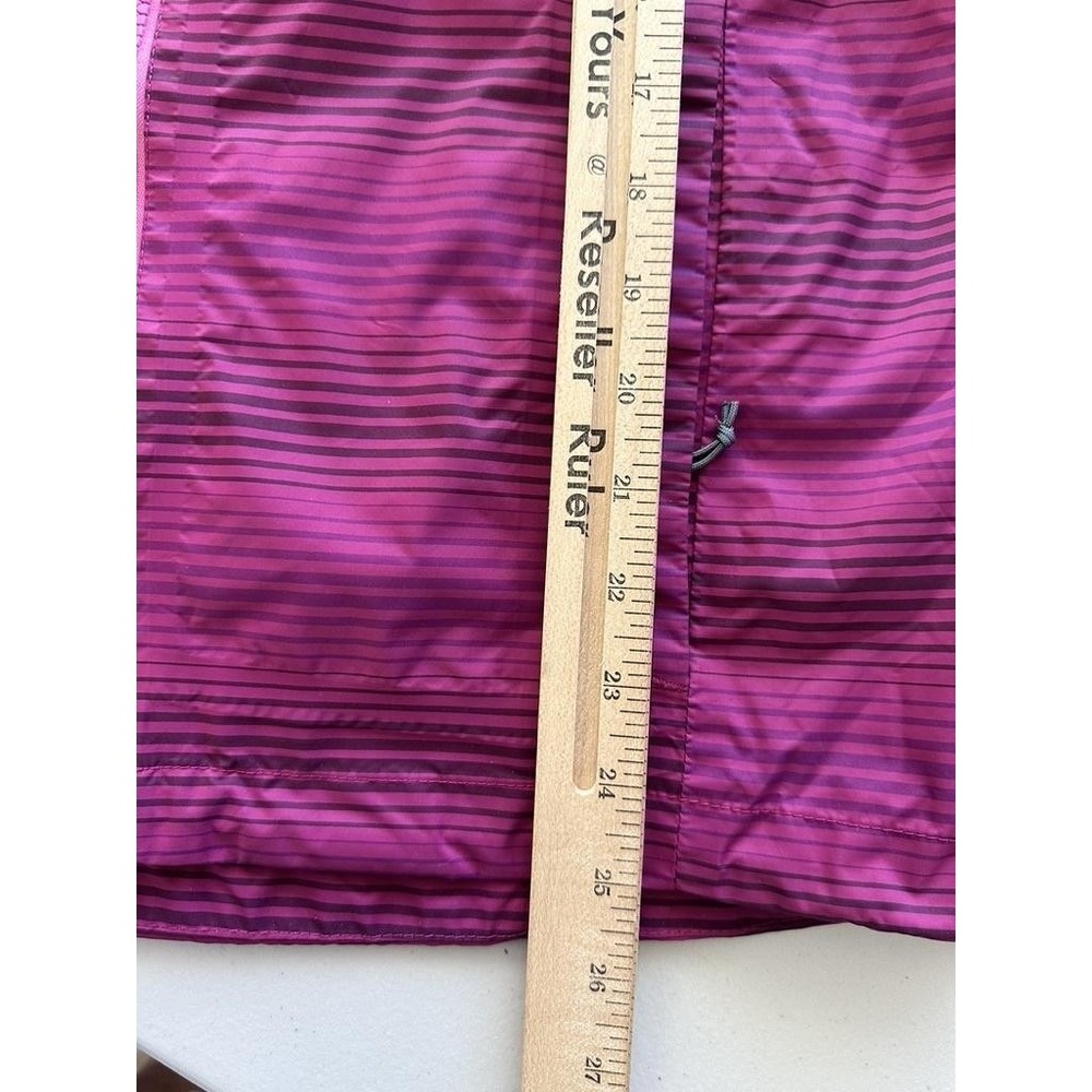 Mountain Hardwear Jacket Womens Medium Pink Dry.Q Hooded Windbreaker Hiking - Picture 10 of 13